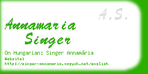 annamaria singer business card