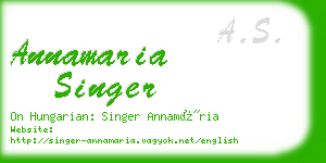 annamaria singer business card